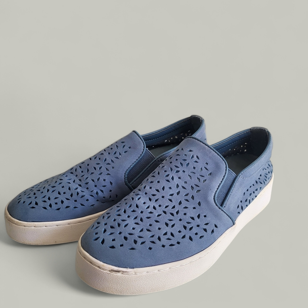 Vionic Blue Slip-On Shoes - Picture 3 of 10